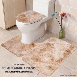 Set de Alfombra de Baño 3pcs