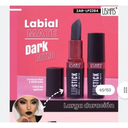 Labial Matte Dark Negro -...