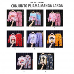 Conjunto de Pijama Manga...