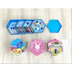 Set de Arte 46pcs Hexagonal