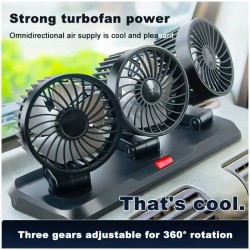 Ventilador Triple para Auto