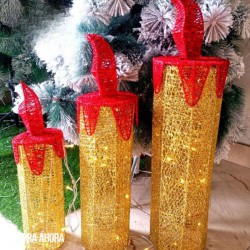 Set de 3 Velas Decorativas...