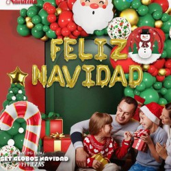 Set de Globos Navideños...