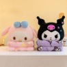 Almohada Peluche con Manta Kuromi y My Melody CH-3014