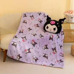 Almohada Peluche con Manta Kuromi y My Melody CH-3014