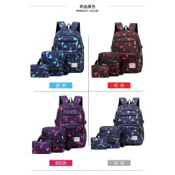 Mochila Escolar 3 pcs 9619