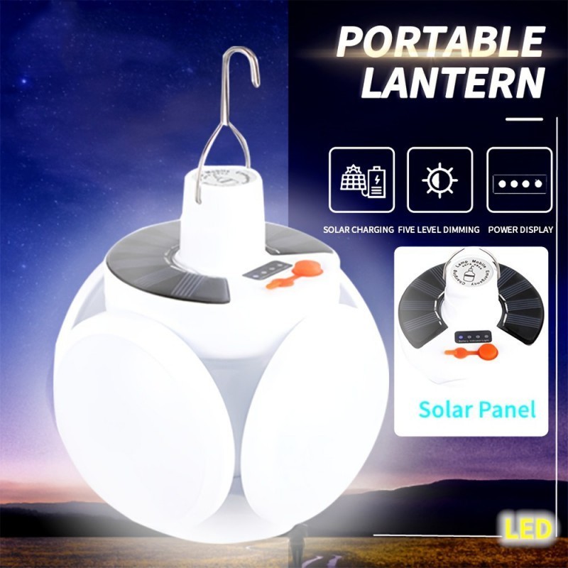 Lámpara/Linterna Recargable Usb Solar