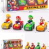 Set de 4 Carritos Mario Kart